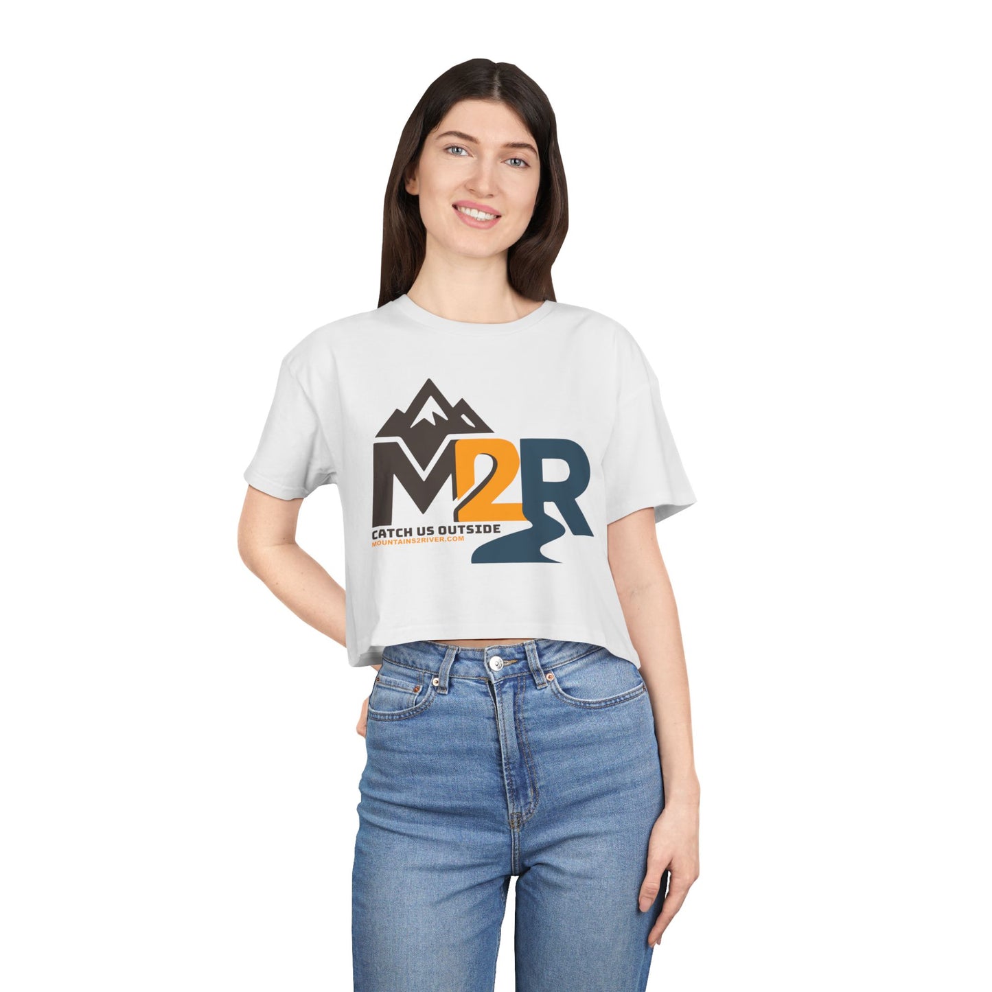 Mountains 2 River Crop Tee